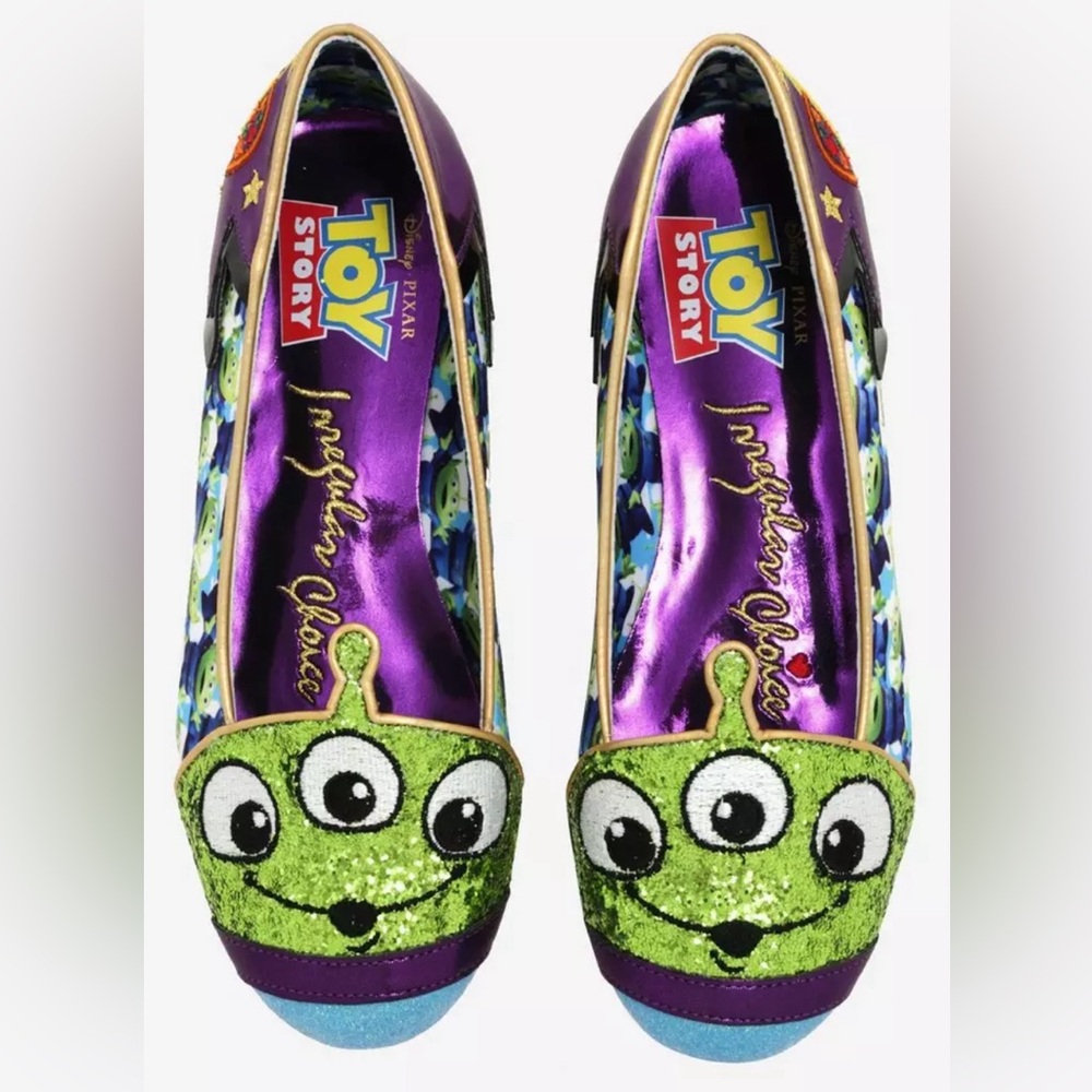 Irregular Choice Disney Pixar Toy Story Aliens Flats